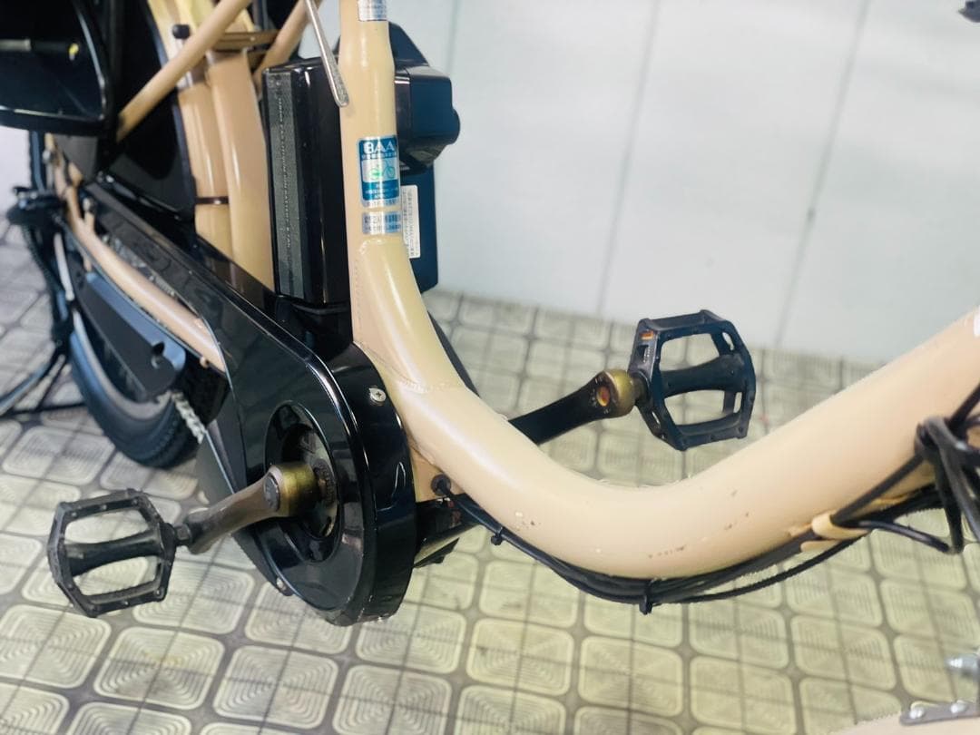 値下げ可《YAMAHA》20インチ子供のせ電動アシスト自転車パスバビー 3146