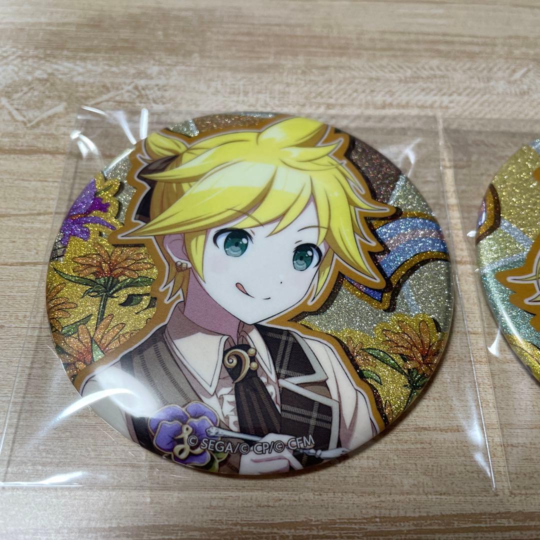 鏡音レン リン プロセカ グリッター缶バッジ 2点セット グリ缶 - メルカリ
