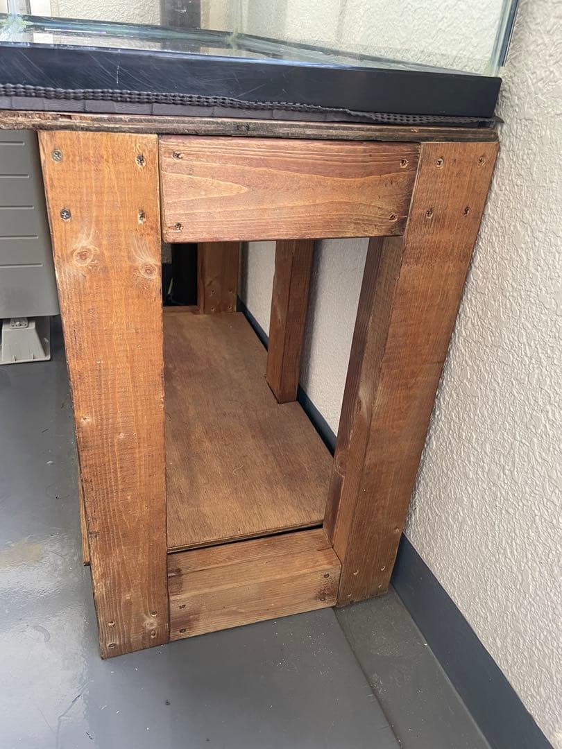 エルモ　90cm水槽　水槽台　上部フィルター