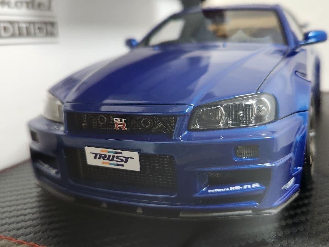 イグニッションモデル1/18TRUST.Greddy34RXエンジン付属