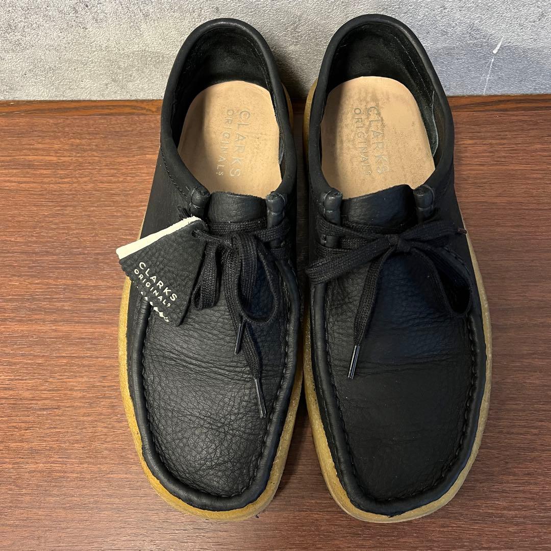 CLARKS ブラック モカシンシューズ　ワラビー　クラークス