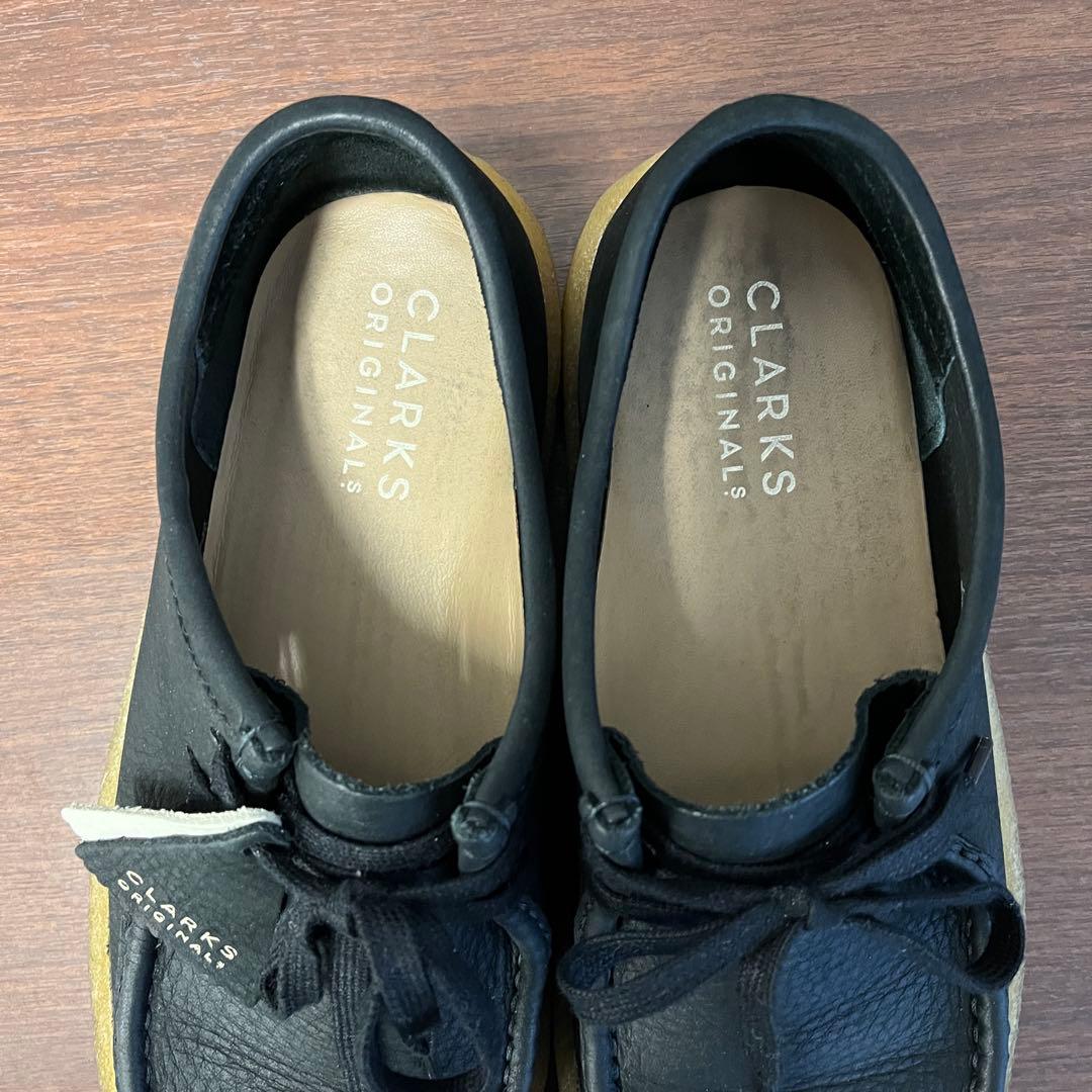 CLARKS ブラック モカシンシューズ　ワラビー　クラークス