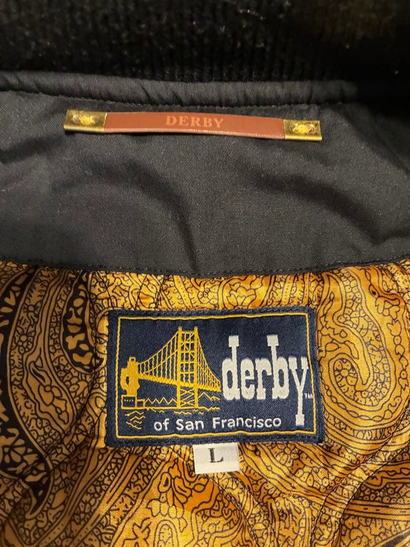 Derby of San Francisco ダービージャケット 黒・金
