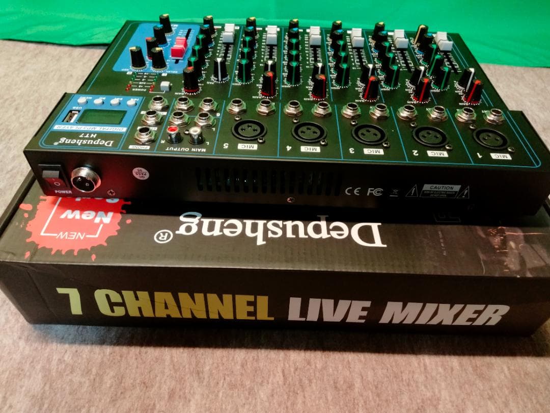 Depusheng　HT7　オーディオミキサー　USB　中古（新古品）
