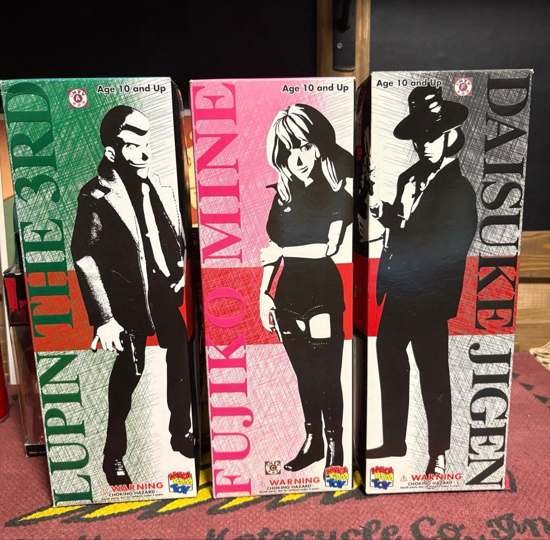 ☆ルパン3世☆次元大介☆峰不二子☆フィギュア・5☆LPレコード・