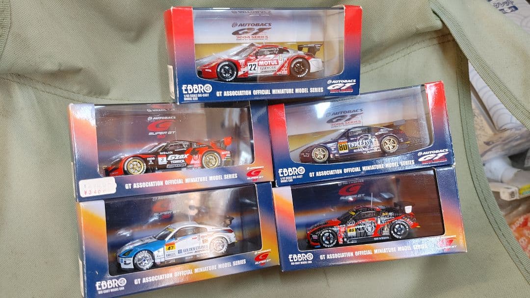 5台セット SUPER GT 日産Z GT300 GT500 EBBRO新品