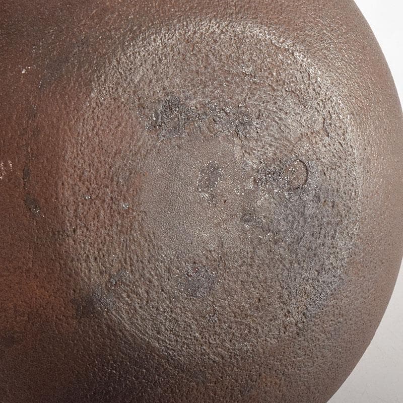 茶道具　人間国宝　釜師　高橋敬典作　真形釜　共箱　M　R4908B