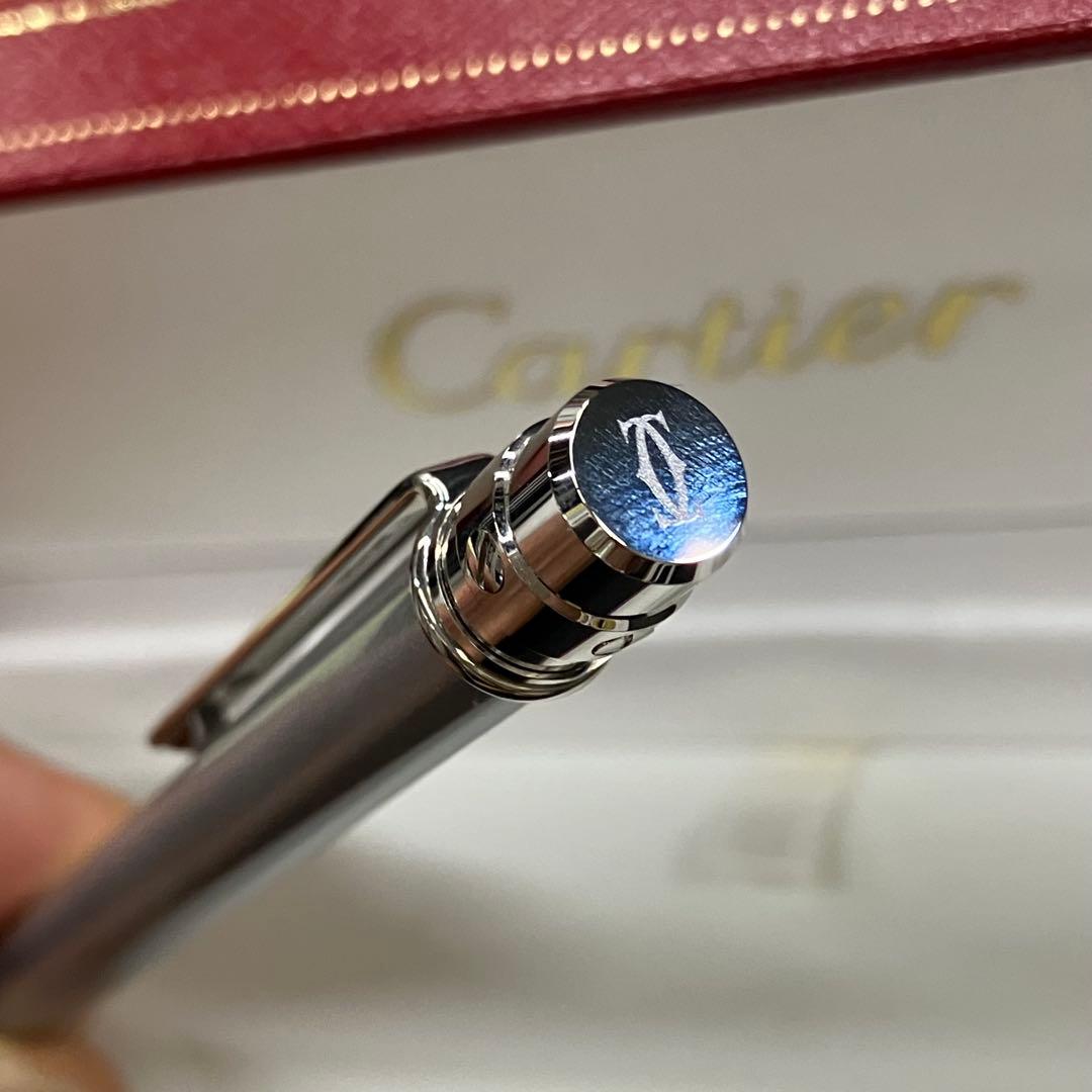 【美品】Cartier シルバー　ボールペン 箱付き
