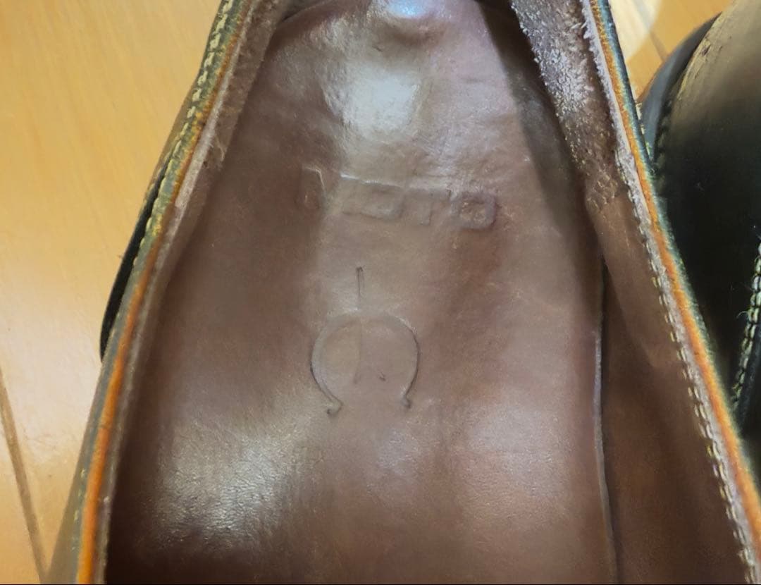 MOTO W外羽根 Plain Toe Oxford 1632 グリーン