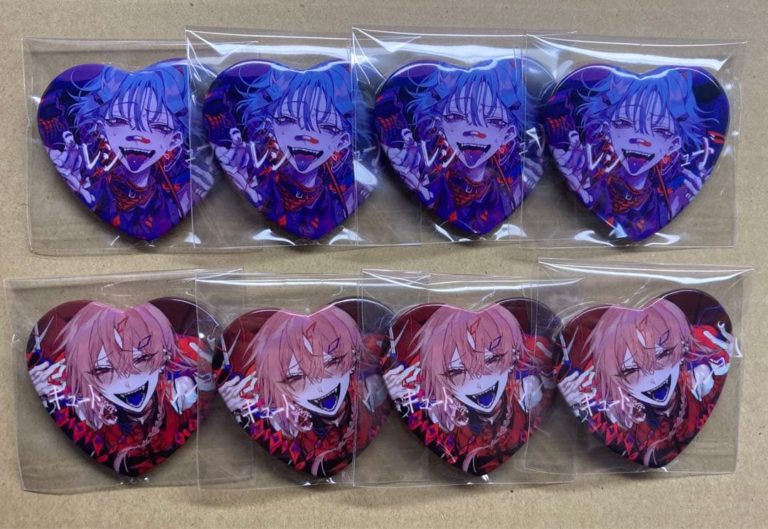 syudou 溺愛 缶バッジ キュートなカノジョ カレシのジュード