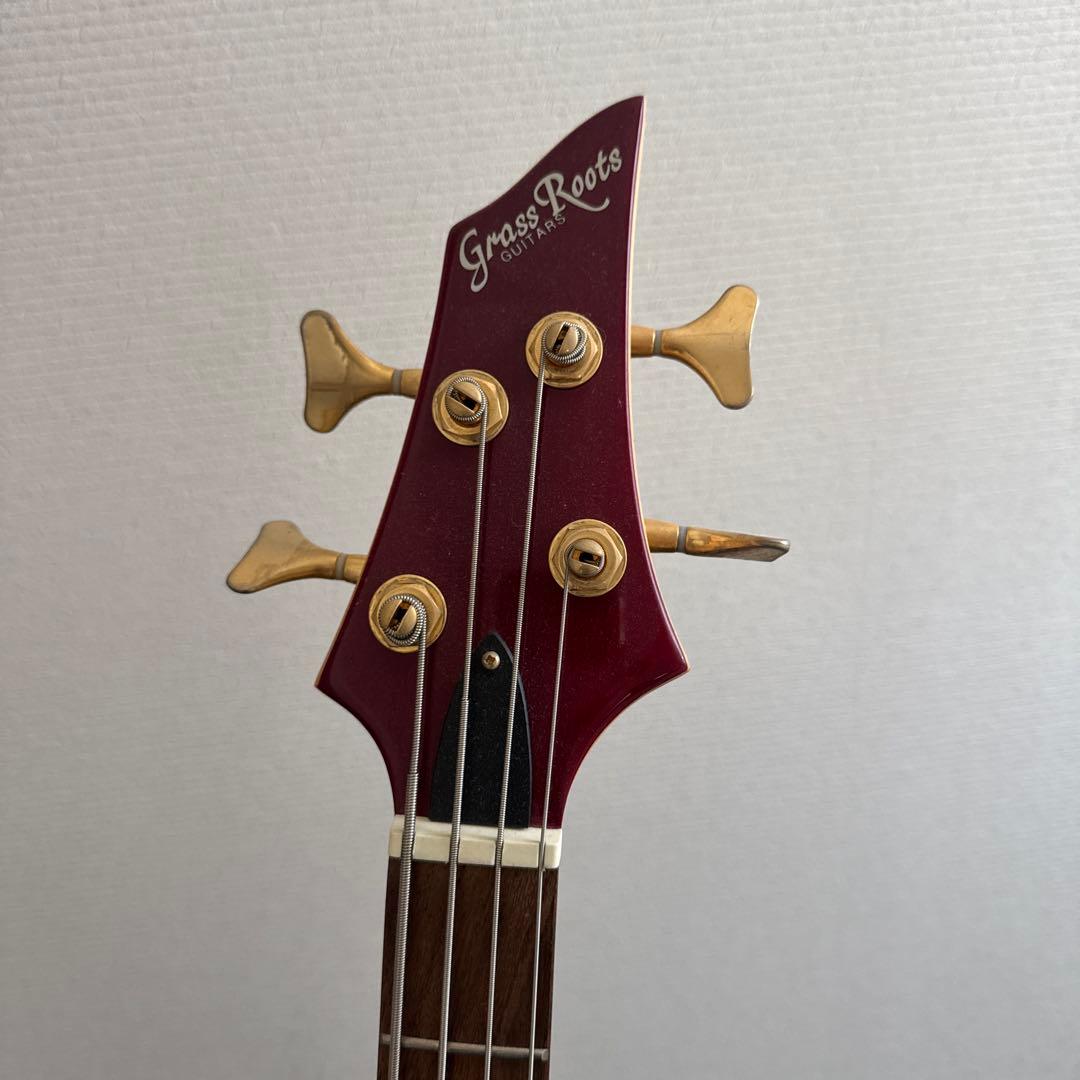 GrassRoots エレキベース レッド 4弦 - メルカリ