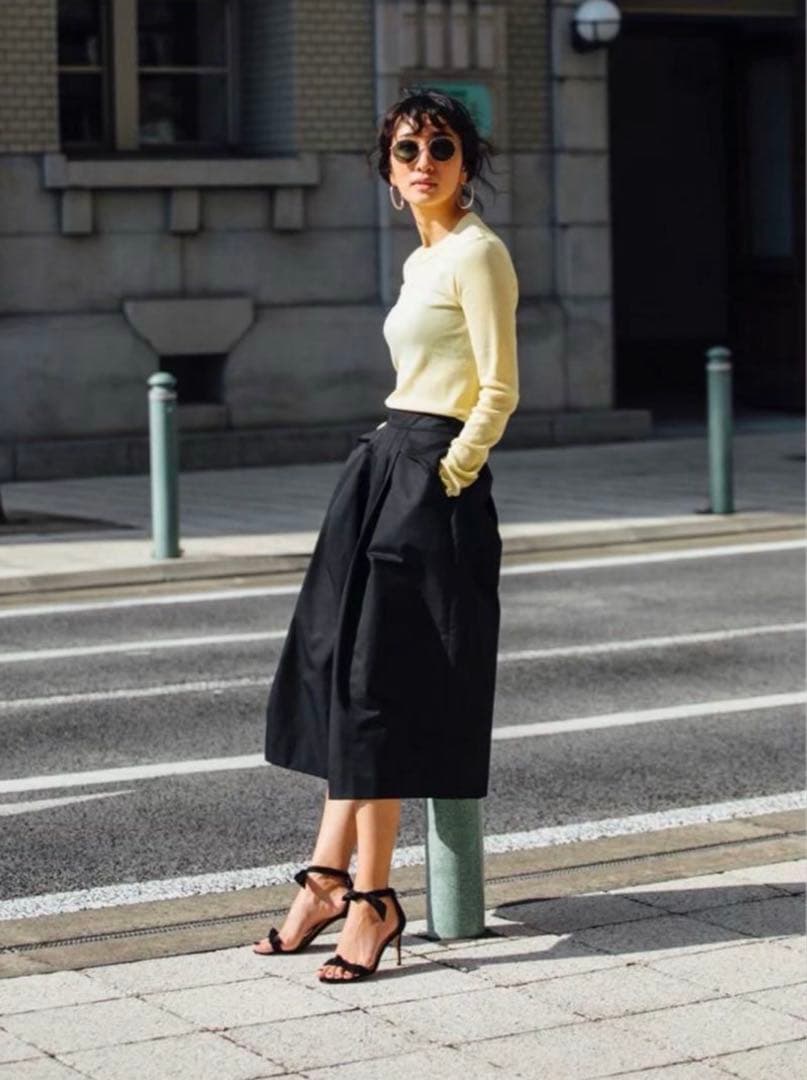 Nalaドレスパンツ black