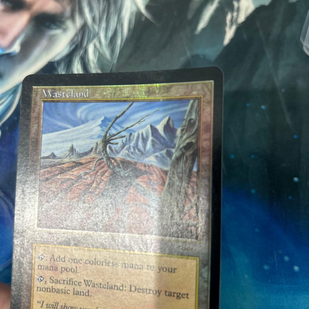 mtg 旧枠 初版foil 不毛の大地/Wasteland 英語 en その3