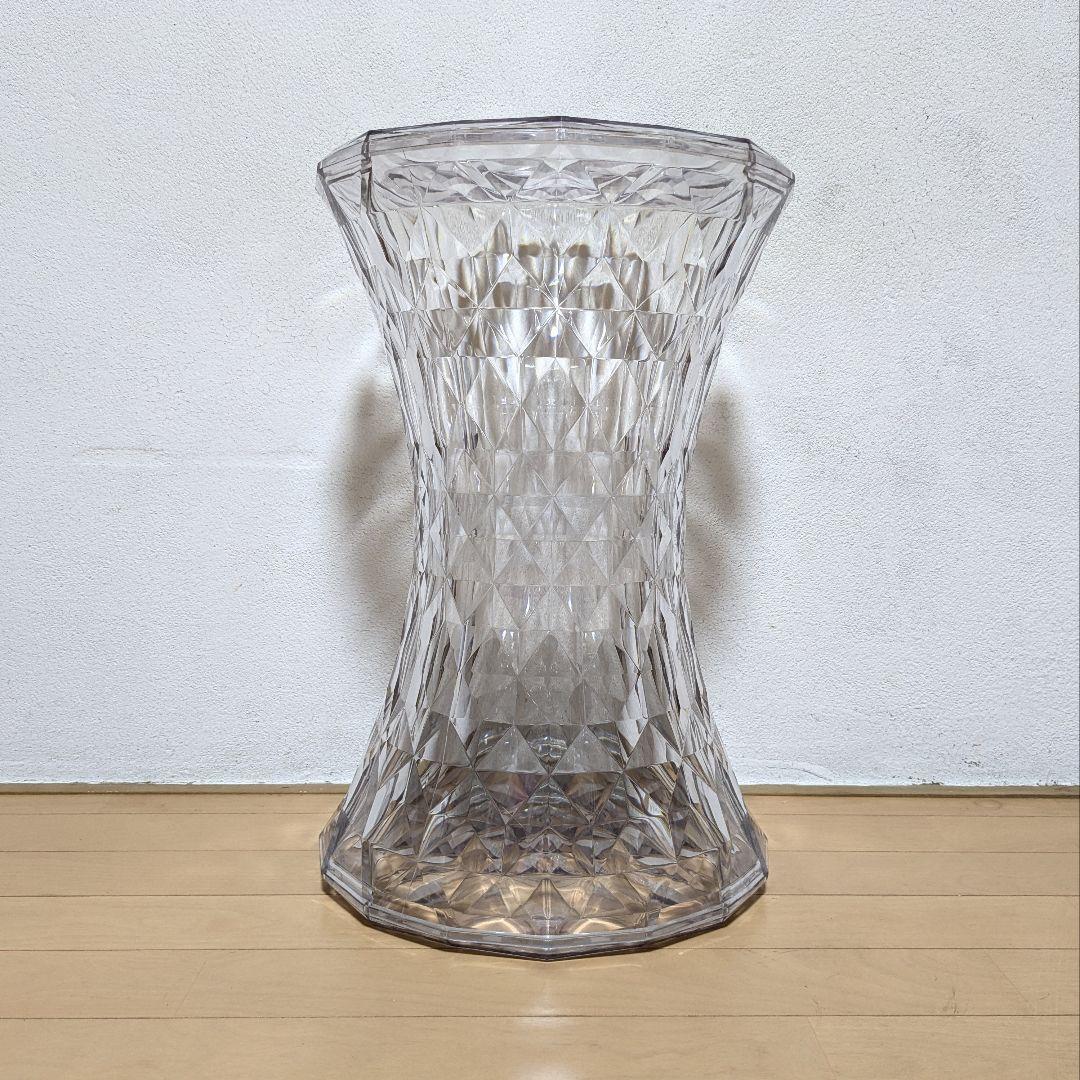 美品 Kartell STONE カルテル ストーン クリスタル スツール ②