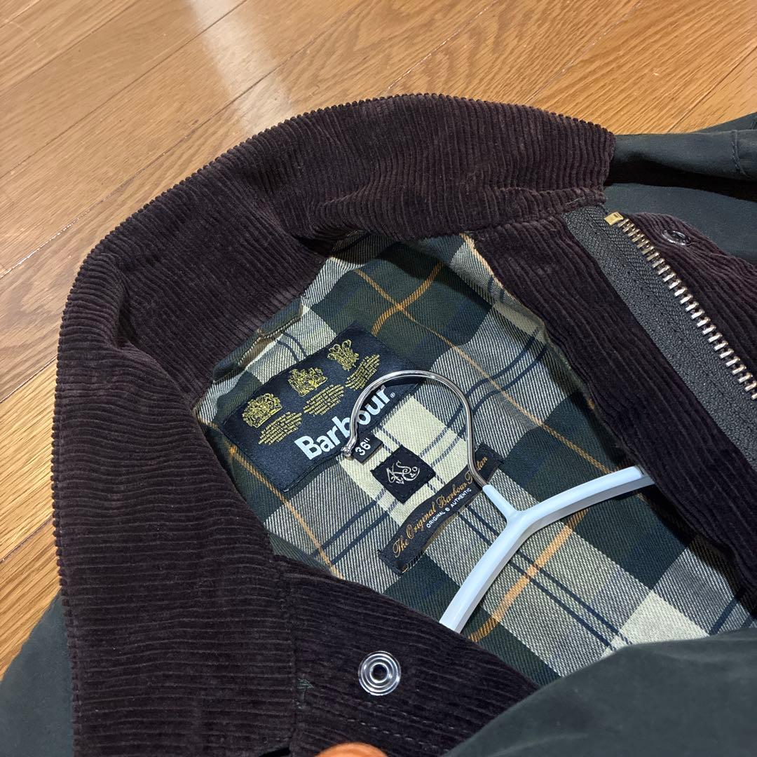 キャプテンサンシャイン別注×バブアー　トラベラーコート　36