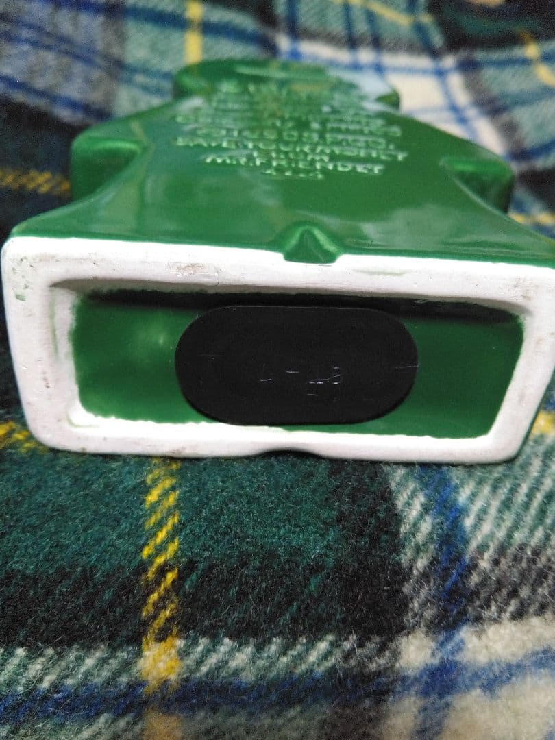 spapa ミスターフレンドリー エスパパ 貯金箱 陶器 グリーン