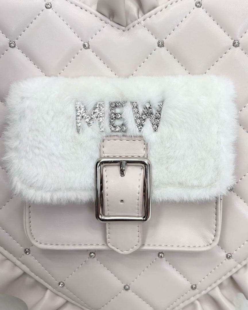 値下げ可Honeymewバッグ新品未使用ミシェルマカロンピンク地雷系フリルハート