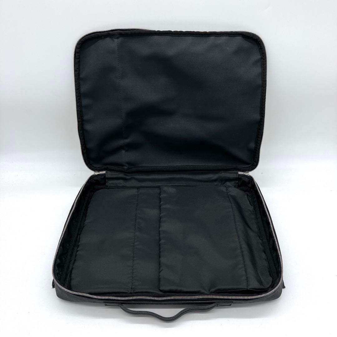 【LOEWE】ブリーフケース　リピートアナグラム　PVC ブラック