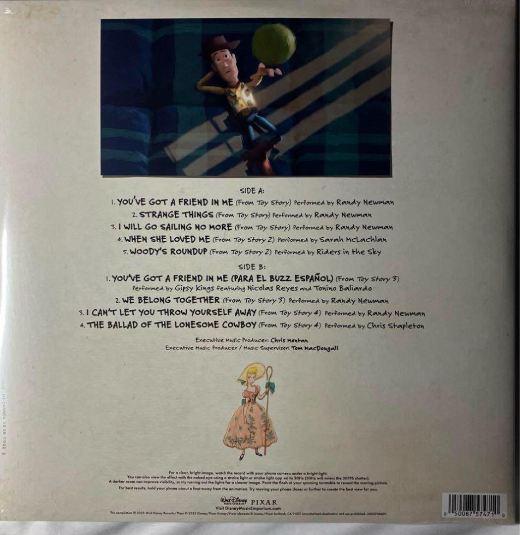 完売　入手困難　30周年記念　トイ・ストーリー　ゾートロープ・レコード