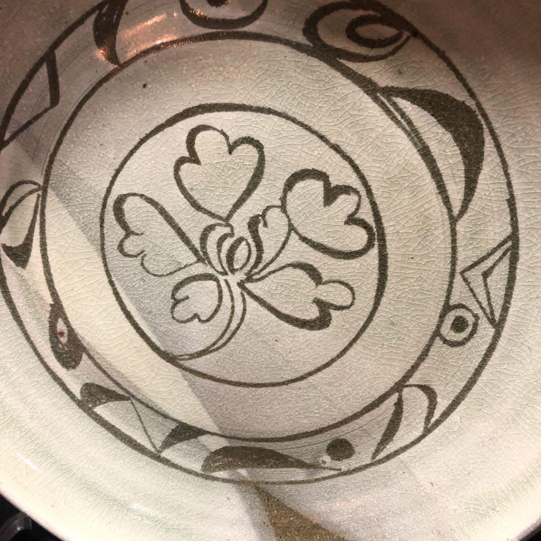 【和】古美術　四日市　萬古　大皿