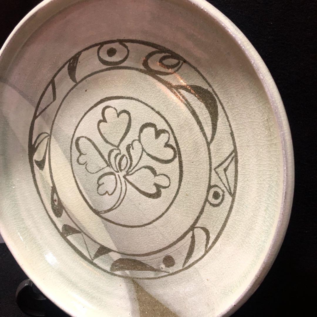 【和】古美術　四日市　萬古　大皿