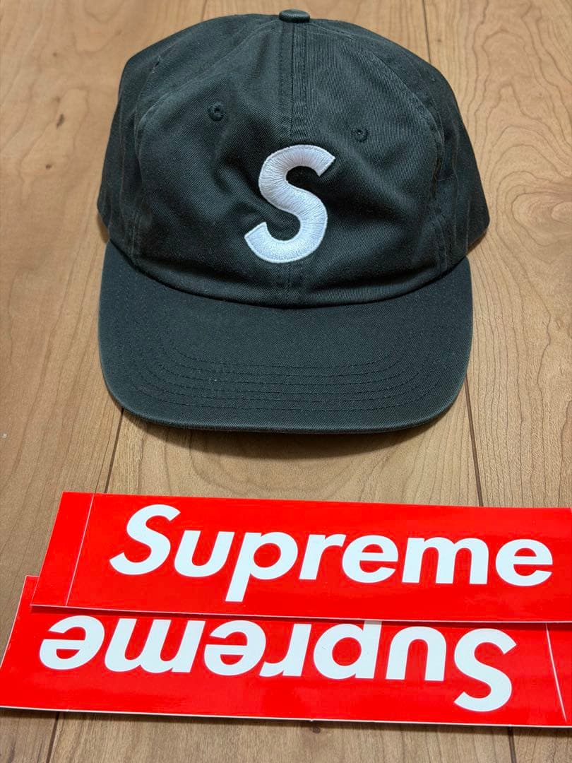 帽子 Supreme S Logo 6 panel cap Supreme S Logo 6 Panel Black - SS15 - US