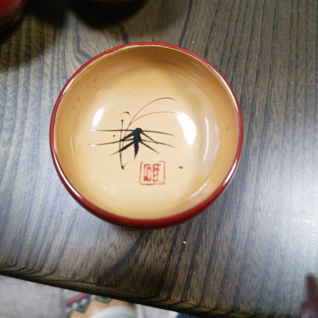 輪島塗　お皿＆お猪口10客