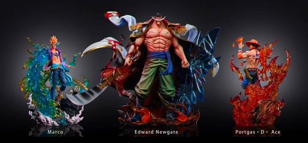 ワンピース エドワード・ニューゲート 白ひげ フィギュア ガレージキット