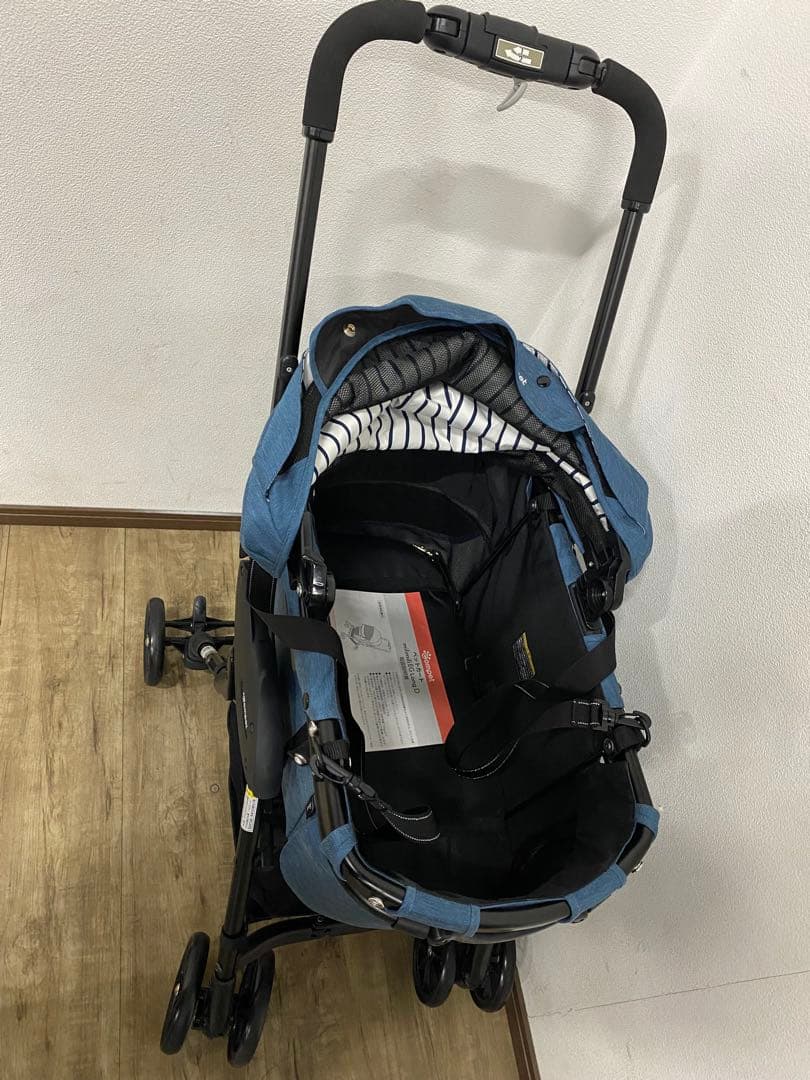 ID:8288 ペットカート コムペット ミリミリEGロングD デニムブルー