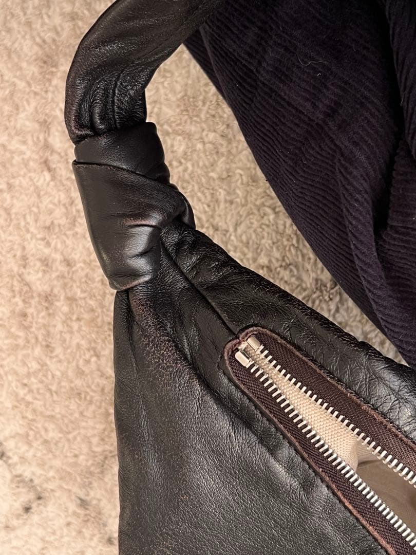 [美品]LEMAIRE ショルダーバッグ ミディアム　ダークチョコレート