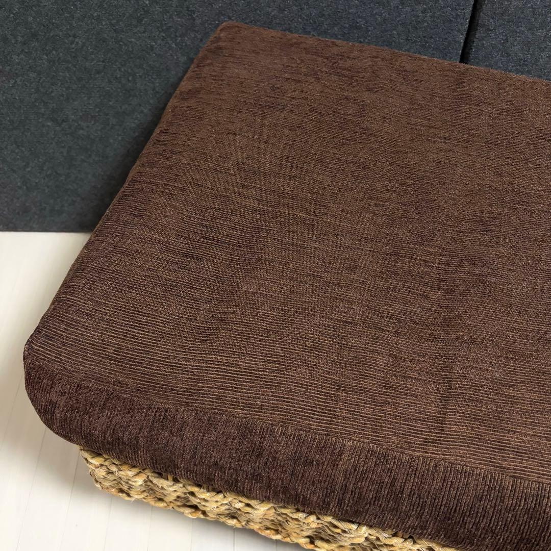 アバカ　オットマン　北欧　リゾート風　アジアン　スツール　ウォーターヒヤシンス