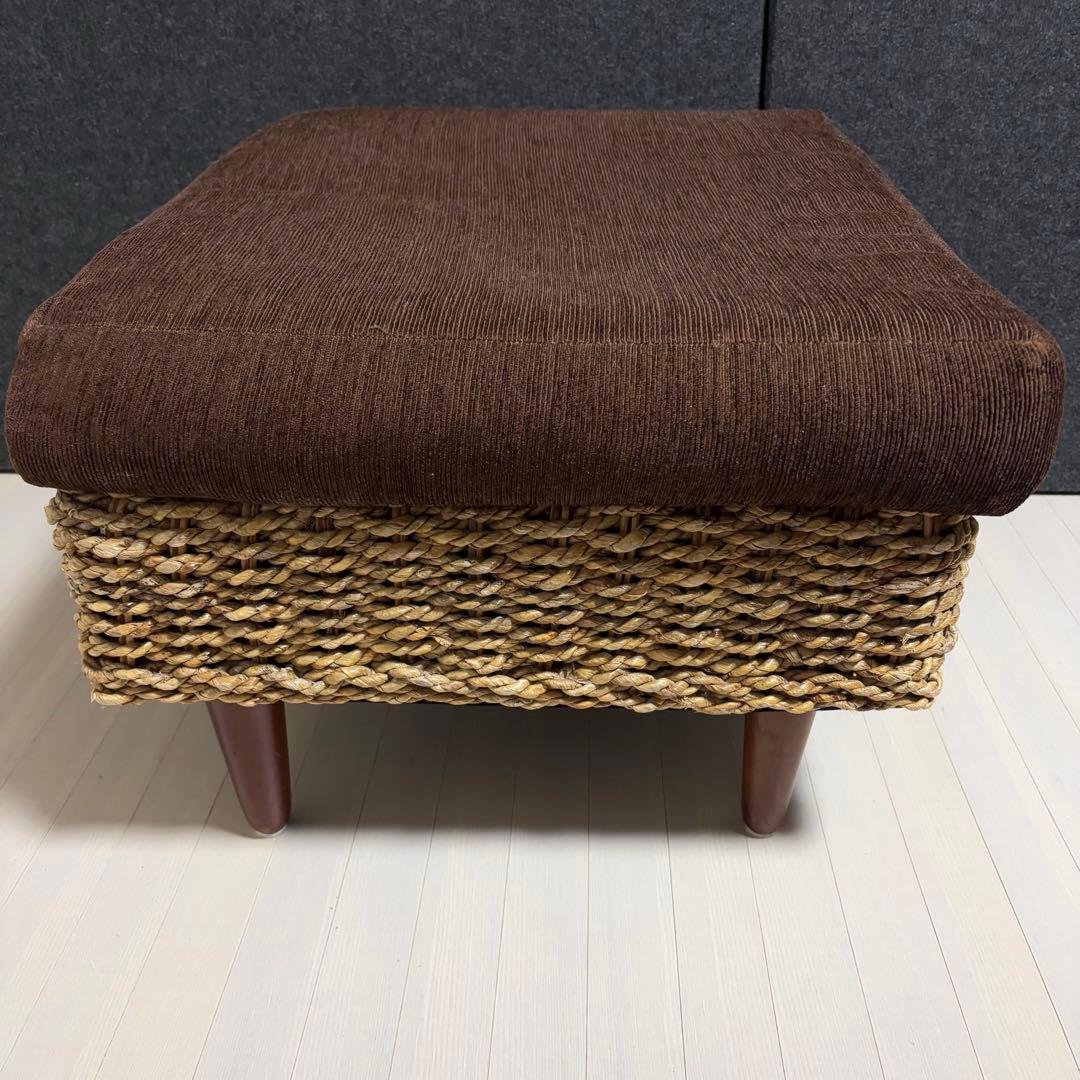 アバカ　オットマン　北欧　リゾート風　アジアン　スツール　ウォーターヒヤシンス