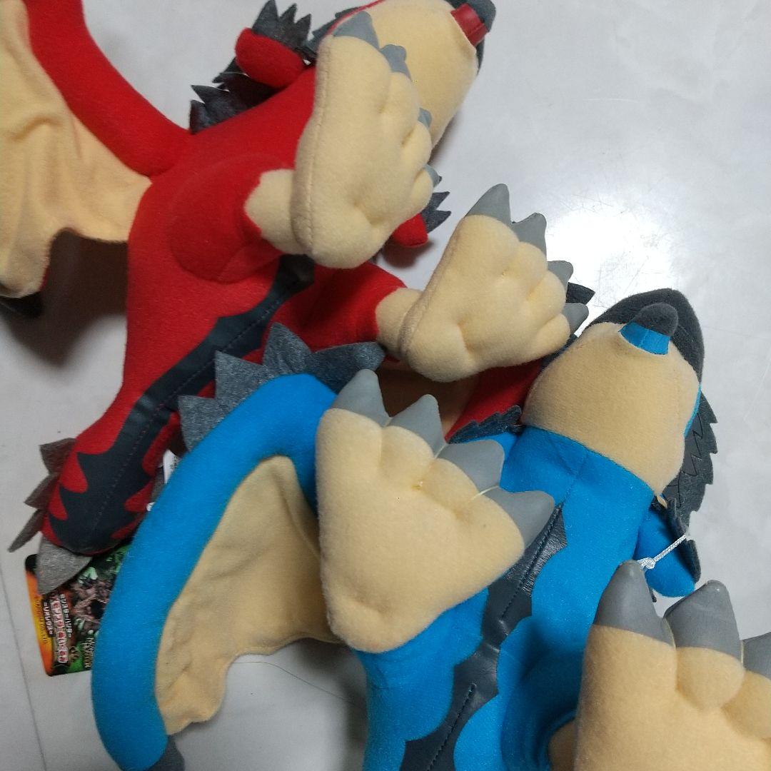 タグ付き　モンスターハンター スーパーDXモンスターぬいぐるみ リオレウス