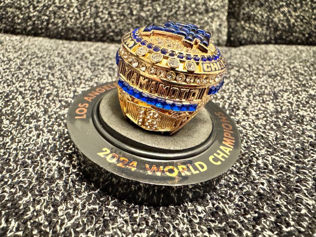 7/21球場配布 2024ワールドチャンピオンリング ドジャース18 山本由伸