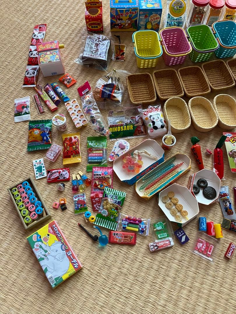 ⑨ ぷちサンプル　ぷち駄菓子屋さん　リーメント　ミニチュア