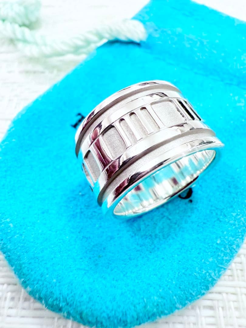 ティファニー　アトラス　ワイド　指輪　リング　11.5号　研磨仕上げ済み　925