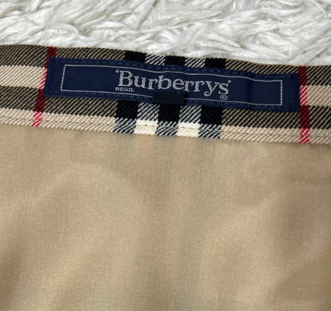 【極美品】BURBERRYS ノバチェック巻きスカート革ベルト サイズ38 M