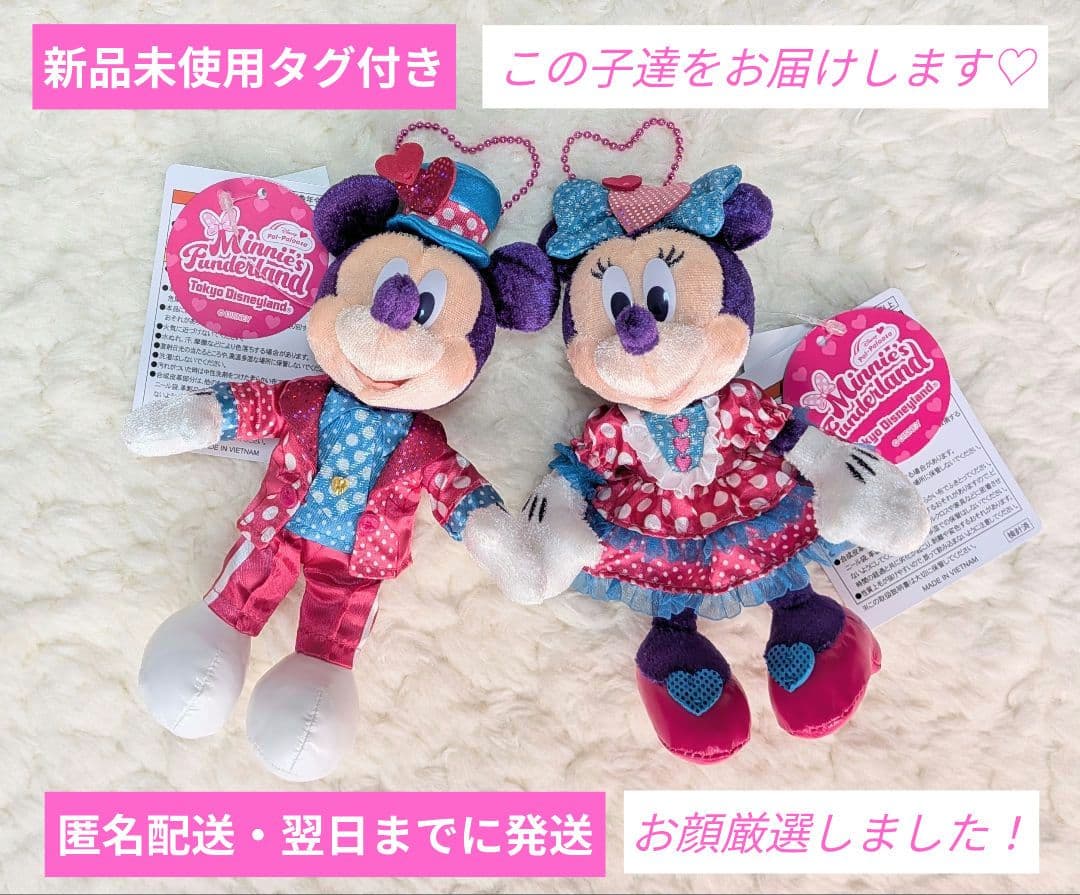 パルパルーザ ぬいぐるみバッジ ミッキー&ミニー - メルカリ