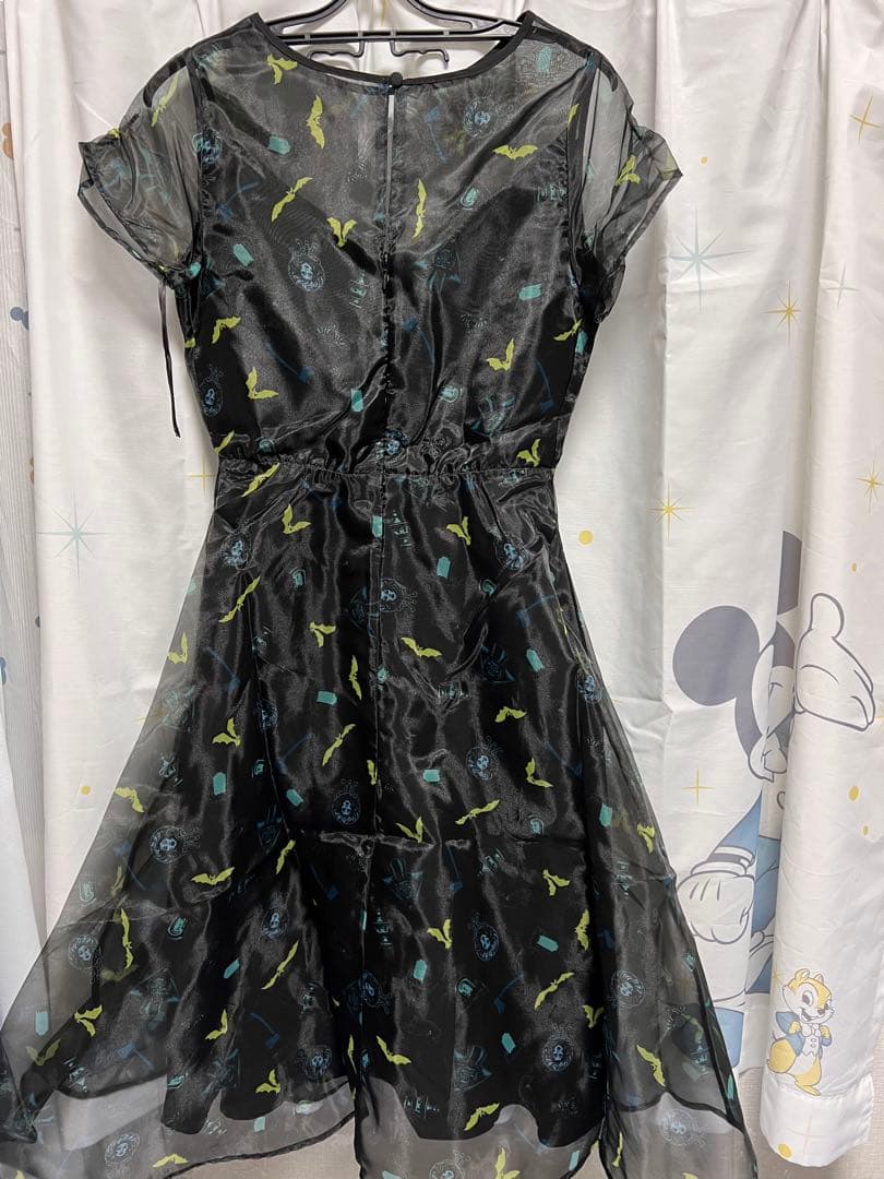 ディズニー ホーンテッドマンション ワンピース 壁紙柄 US XSサイズ