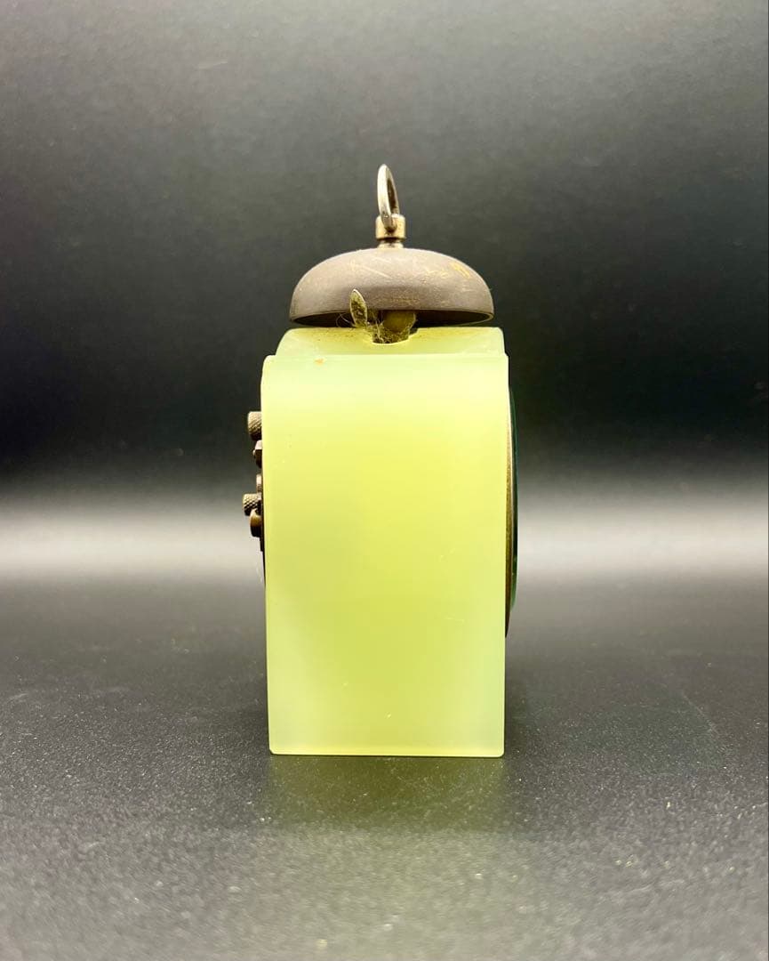 ウランガラス精工舎目覚まし時計置時計SEIKOSHA 和ガラスレトロ