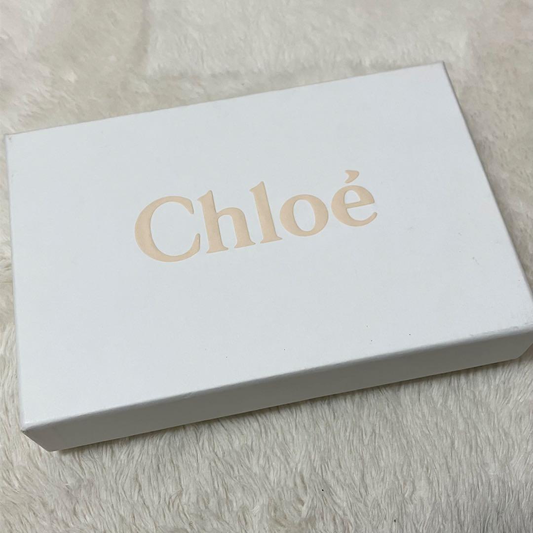 美品 箱付 Chloé L字 ラウンド ファスナー 財布 コンパクト 