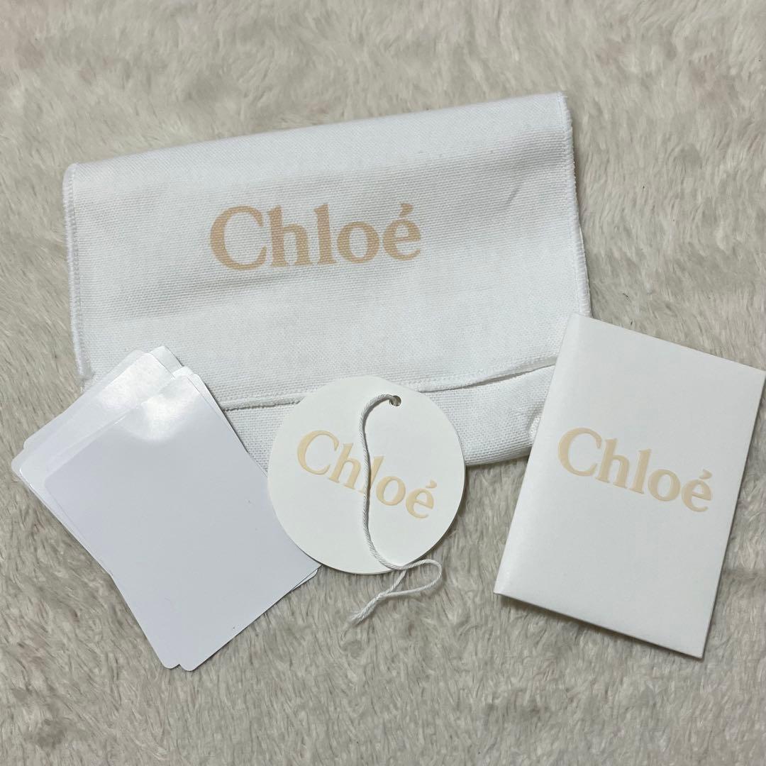 美品 箱付 Chloé L字 ラウンド ファスナー 財布 コンパクト 