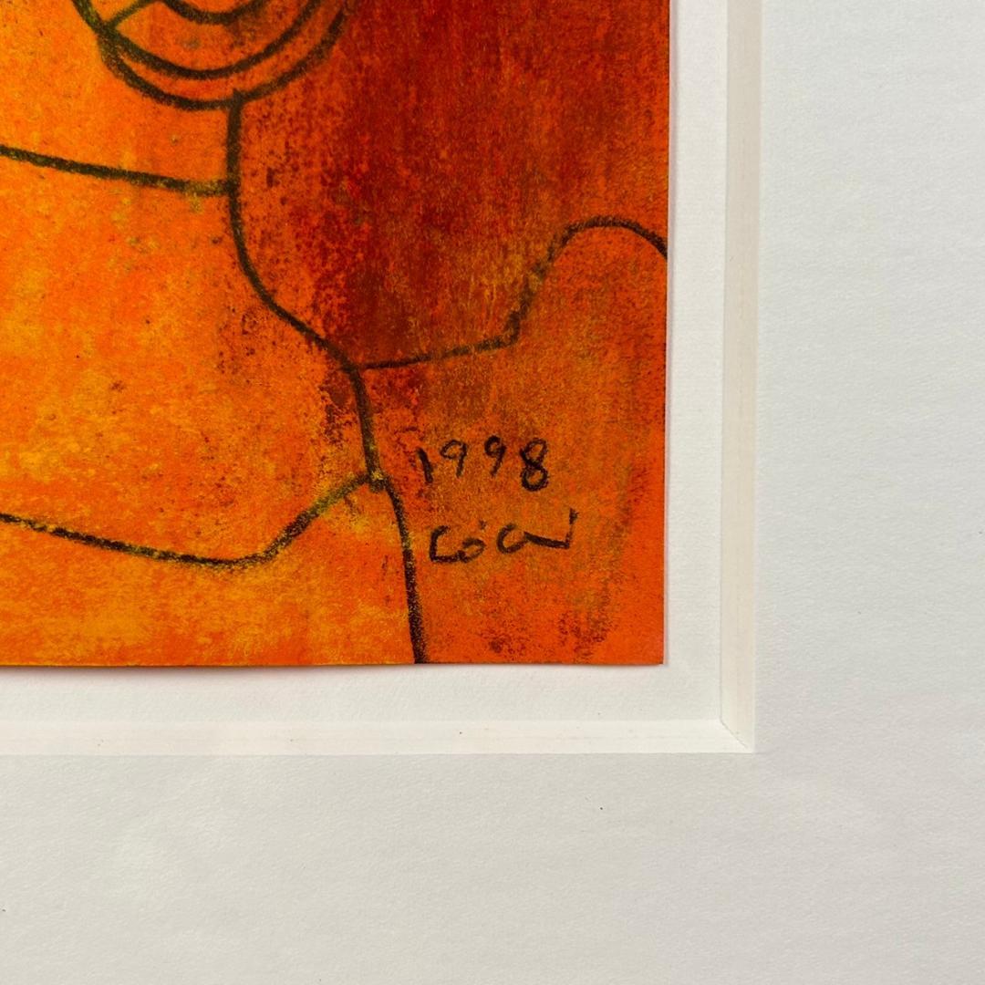 最終値下げ】美品 谷川晃一「10月の翼」パステル画 1998年 額縁 絵本