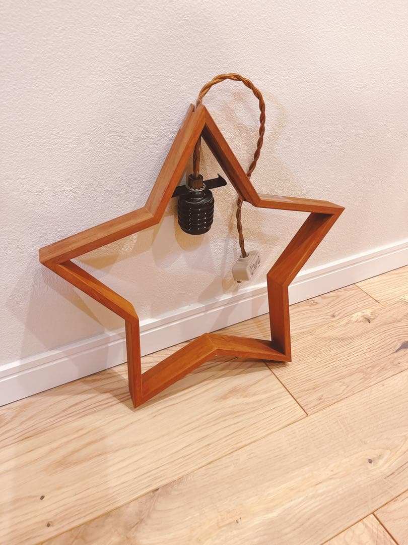 unico DOM 星型 ペンダントライト 木製