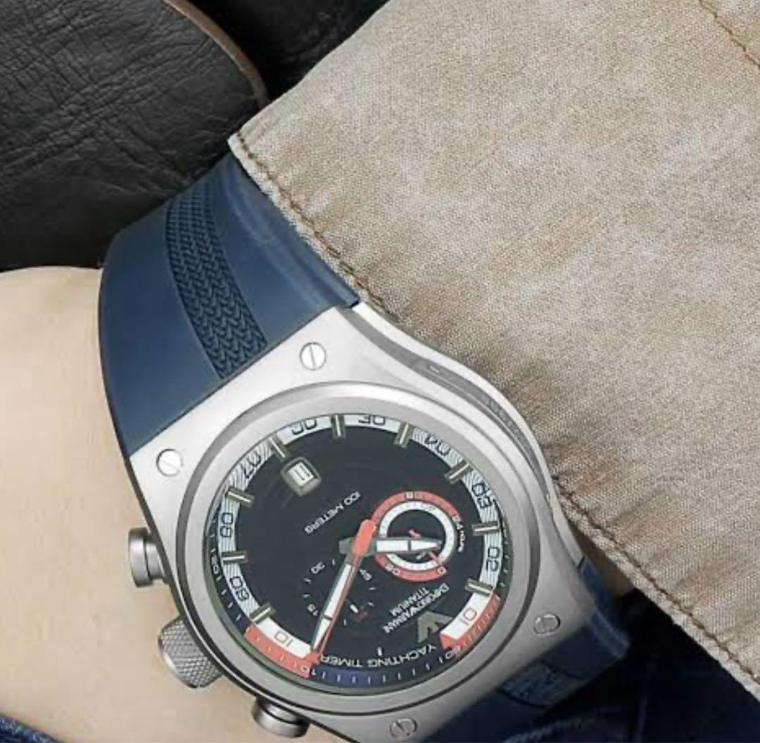 Emporio Armani AR6107 チタン クロノグラフ