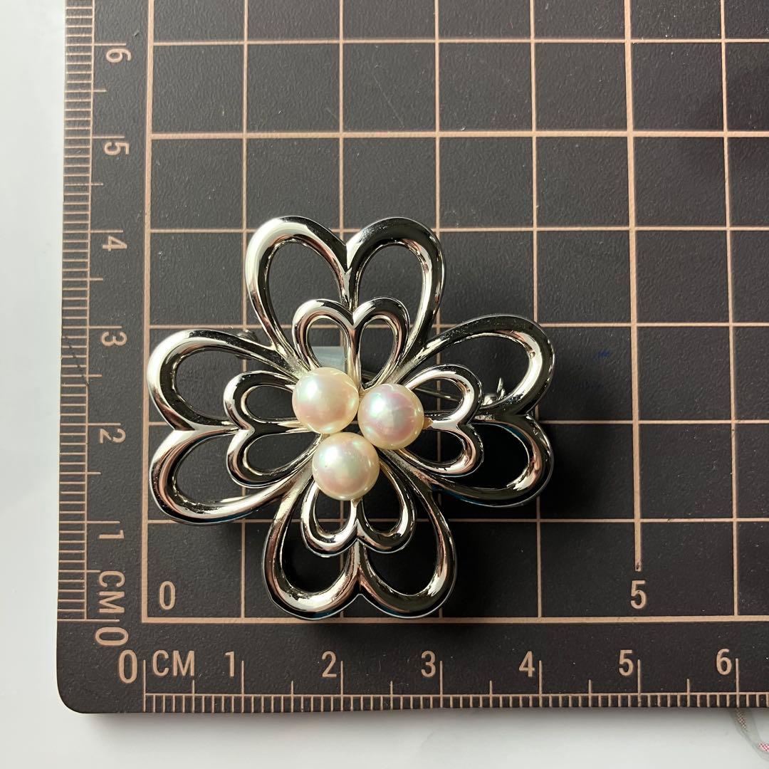 TASAKI 田崎真珠 タサキシンジュ ブローチ あこや真珠 本真珠 真珠