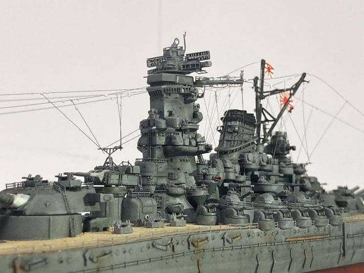 1/700 日本海軍 戦艦大和 1945 波ベース付 完成品 - 戦艦大和ショップ 帝国