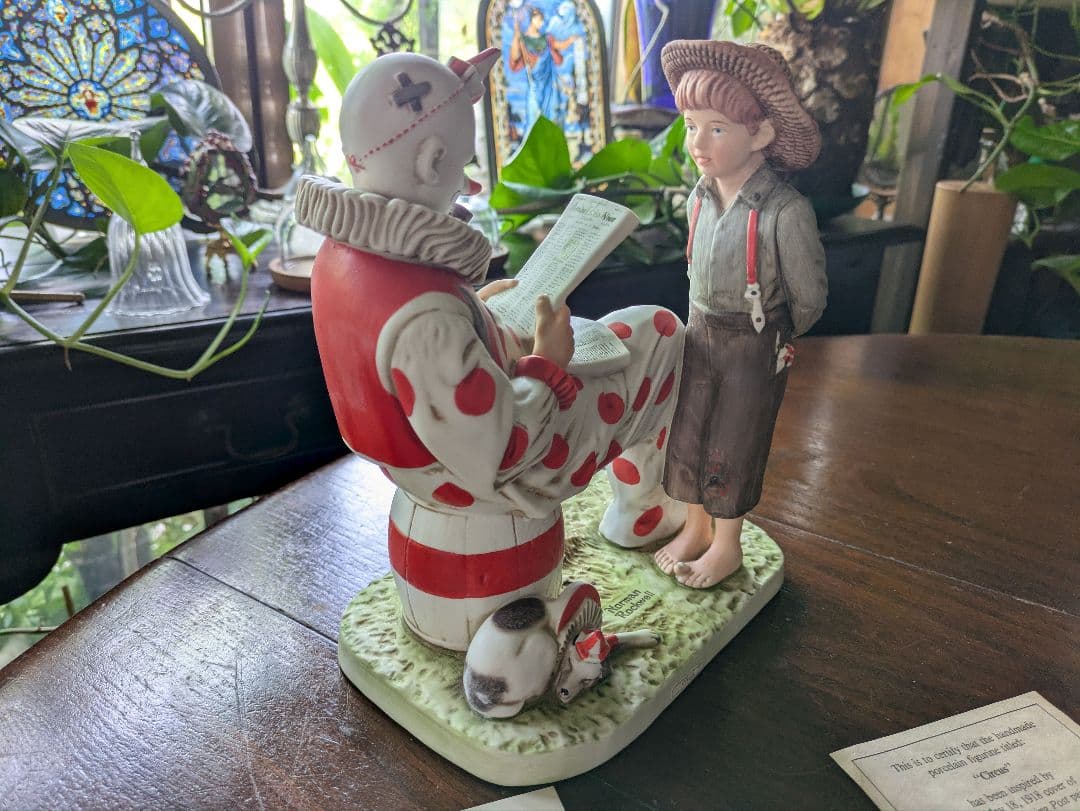 入手困難！1000体限定 サーカス ノーマンロックウェル イブニングポスト 箱付