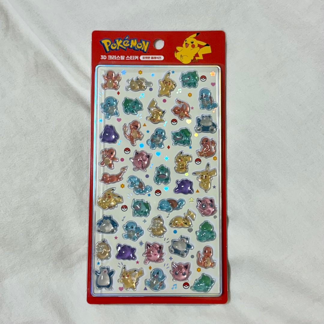 ポケモン 3Dクリスタルステッカー - メルカリ