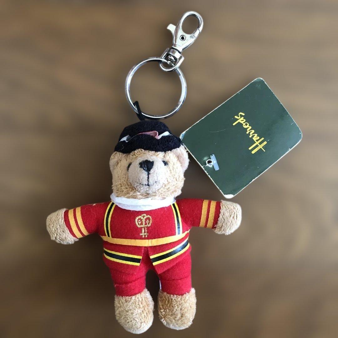 ハロッズ Harrods テディベア キーホルダー - メルカリ